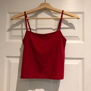 Must have basic red crop top 🌷